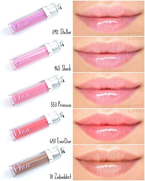 dior personalised lip gloss|dior lip gloss color chart.